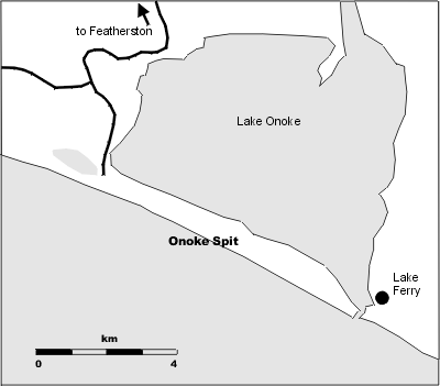 Onoke Spit map