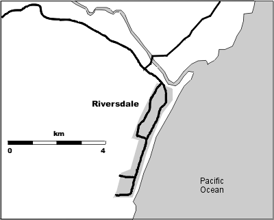 Riversdale map